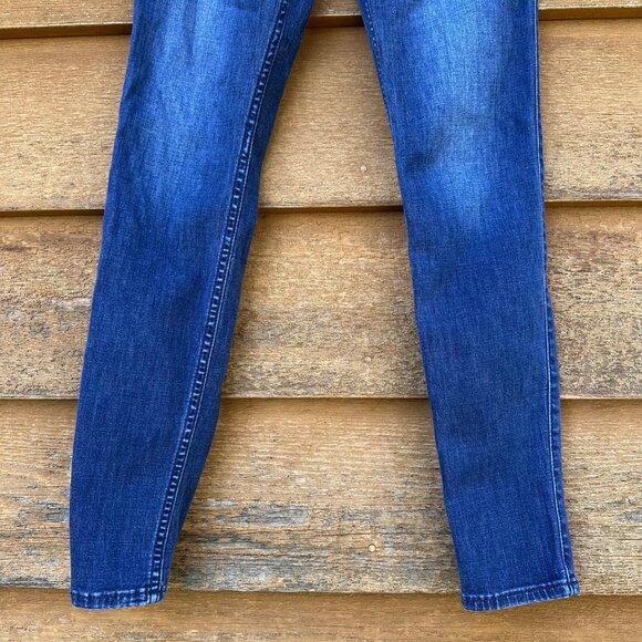 Hollister Dark Blue Skinny Jegging Jeans Size 5 - Picture 6 of 14